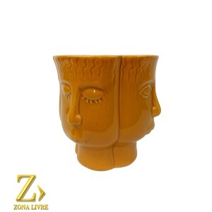 FLOREIRO ROSTO AMARELO 12X13CM