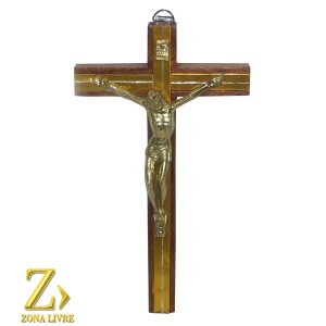 CRUCIFIXO DE PAREDE 16X10CM