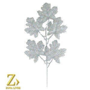 ENFEITE NATALINO FOLHAS 58CM