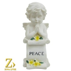 ANJO RESINA BRANCO 21CM
