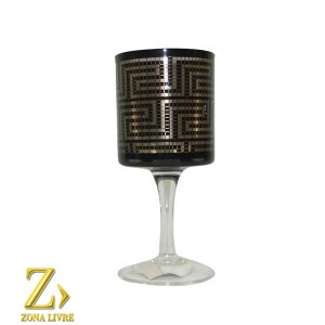 CASTICAL DE VIDRO PRETO 20CM