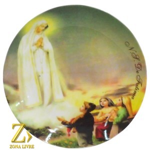 PRATO NOSSA SENHORA DE FATIMA 20CM