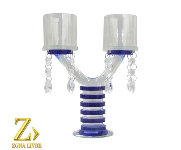 CANDELABRO 2 VELAS 27CM