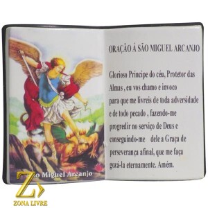 LIVRO DE ORAÇÃO ARCANJO MIGUEL 10X08CM