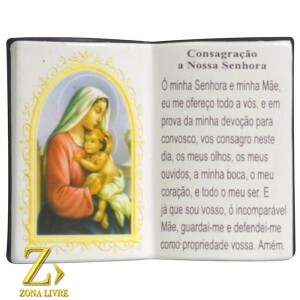 LIVRO DE ORAÇÃO CONSAGRAÇÃO A N. SENHORA 10X08CM