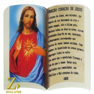 PLACA RELIGIOSA ORACAO 10X15CM
