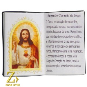 LIVRO DE ORAÇÃO SAGRADO CORAÇÃO DE JESUS 10X08CM