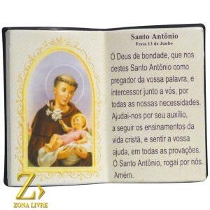 SANTO ANTONIO LIVRO 10X08CM