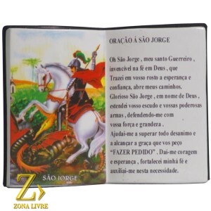 LIVRO DE ORAÇÃO SÃO JORGE 10X08CM