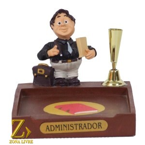 PORTA PAPEL E CANETA ADMINISTRADOR 8CM