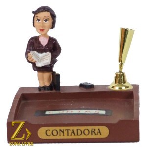 PORTA PAPEL E CANETA CONTADORA 8CM