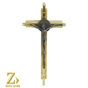 CRUCIFIXO DE PAREDE 18X9CM
