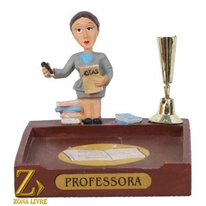 PORTA PAPEL E CANETA PROFESSORA 8CM