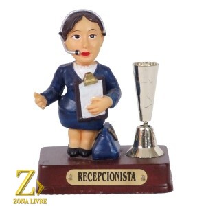 RECEPCIONISTA PORTA CANETA 8 CM