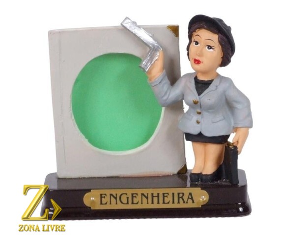 ENGENHEIRA PORTA FOTO 8CM