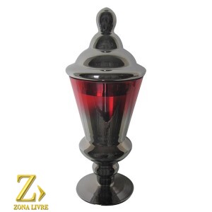 CENTRO DE MESA VERMELHO 40CM