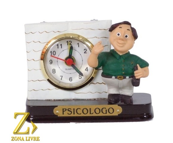 PSICÓLOGO RELÓGIO 8CM