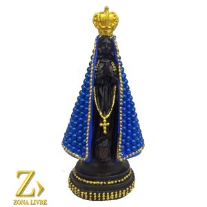 N.SRA APARECIDA 17CM AZUL