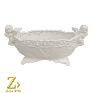 VASO DE CERAMICA ANJOS 30X14CM