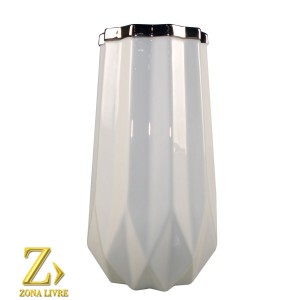 FLOREIRO / VASO DE CERAMICA 12.5X12.5X24CM