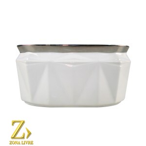 FLOREIRO / VASO DE CERAMICA 23X14X11CM