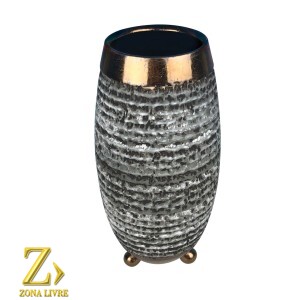 FLOREIRO / VASO DE CERAMICA 16X16X32CM