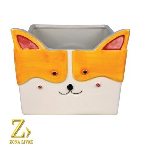 VASO DE CERAMICA 12,5X12,5X9CM