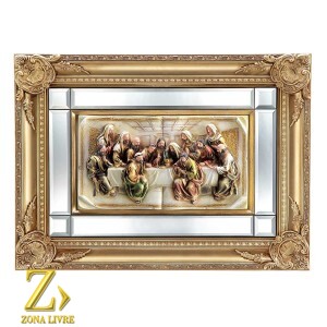 SANTA CEIA QUADRO 62X46CM