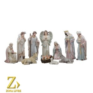 PRESEPIO ROSE 11 PÇS 13CM