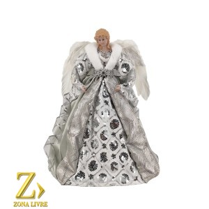 ANJO ANJO PRATA/CINZA 40CM