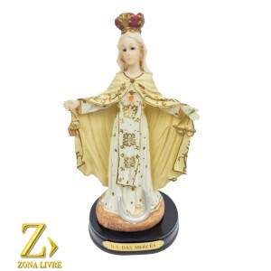 N.SRA DAS MERCES 21CM LUZ