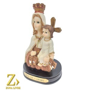 N.SRA DO CARMO COM LUZ 15CM