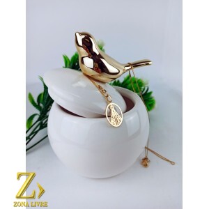 PORTA JOAIS PASSARO 12X08CM