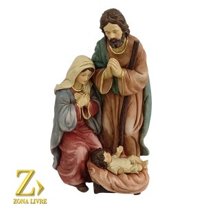 SAGRADA FAMILIA DE RESINA 20CM