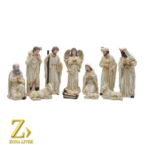 PRESEPIO NEW MARFIM 30CM 11PÇS