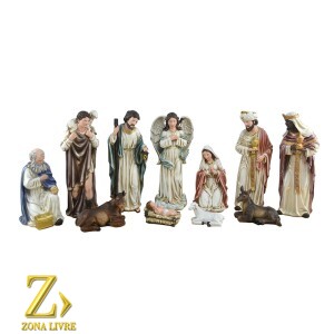 PRESEPIO MIX COLOR 11PÇS 20CM