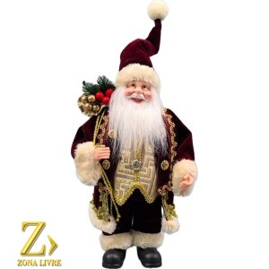 PAPAI NOEL VINHO 30CM