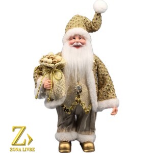 PAPAI NOEL GOLD 30CM