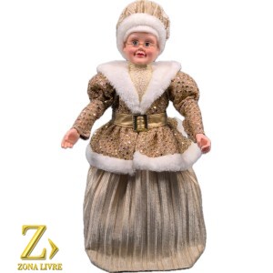 MAMAE NOEL GOLD 45CM