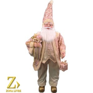 PAPAI NOEL PINK / GOLD 140CM