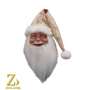 ROSTO PAPAI NOEL PINK 20CM