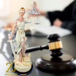 DAMA DA JUSTICA 37CM COLOR