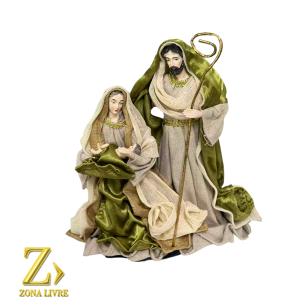  SAGRADA FAMILIA TECIDO VERDE 30CM