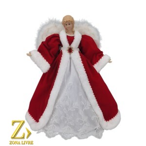 ANJO TOPO DE ARVORE RED/WHITE 40CM