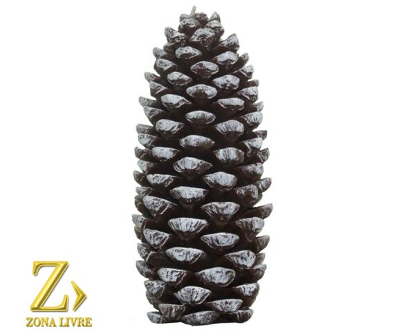 VELA NATALINA PINHA 15CM